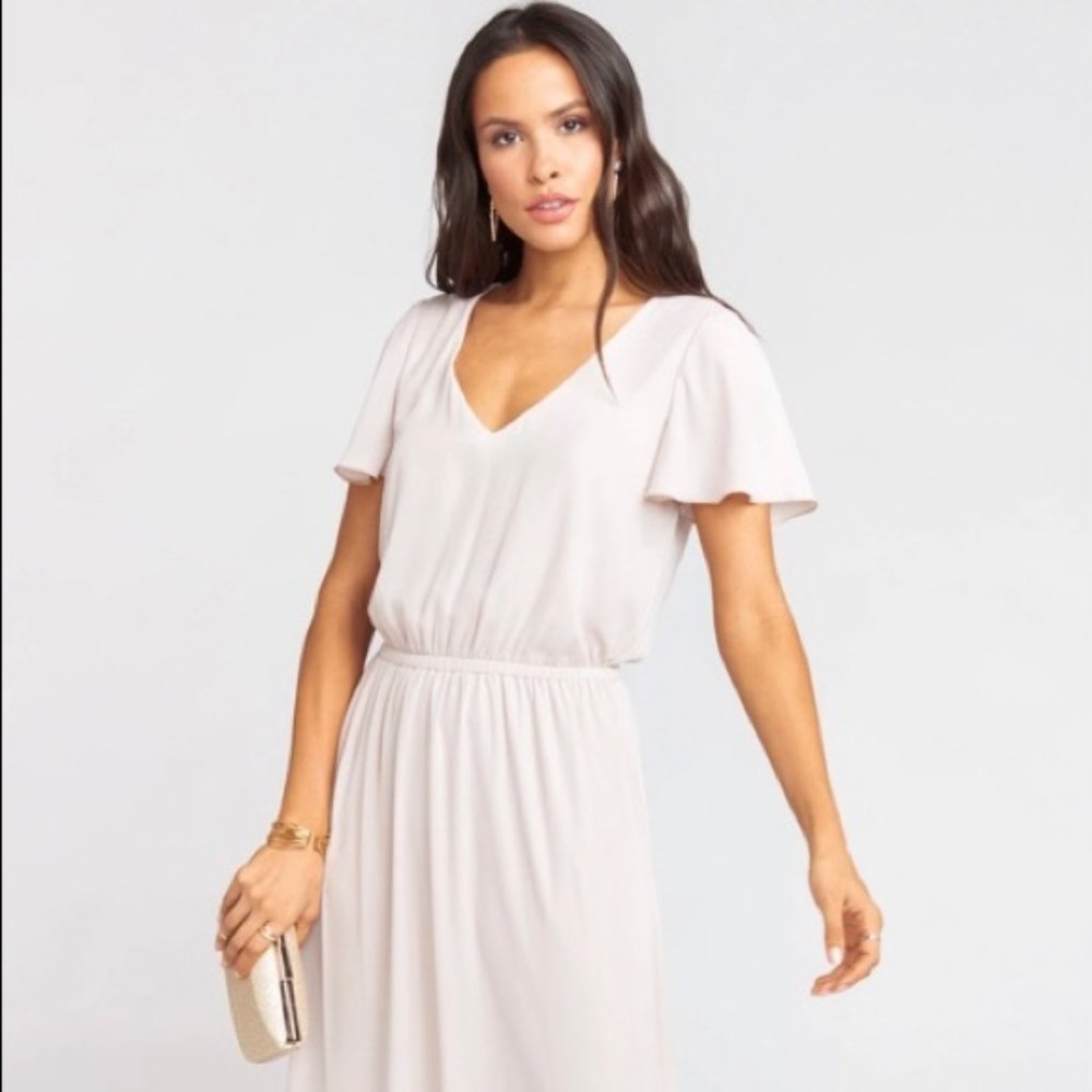 Michelle Flutter Maxi Dress